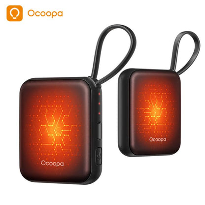 Ocoopa UT5 Nano Rechargeable Hand Warmers - 2 Pack with Smart Temperature Control, Compact Design for Outdoor Adventures - Perfect Holiday Gift for Hunters, Golfers, and Campers