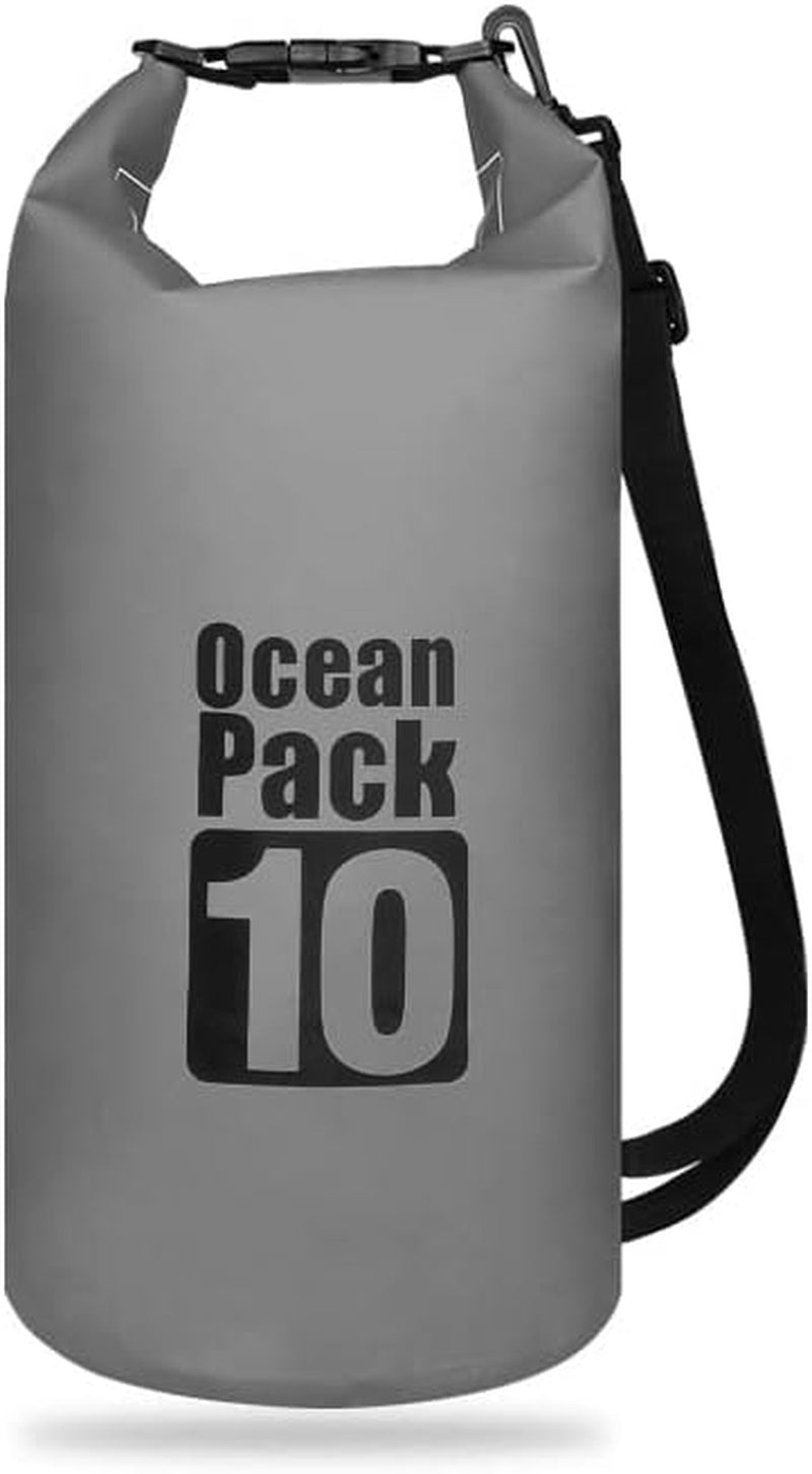 Floating Waterproof Dry Sack - Available in 2L, 5L, 10L, 20L, and 30L for Boating, Kayaking, Hiking, Snowboarding, Camping, Rafting, Fishing, and Backpacking