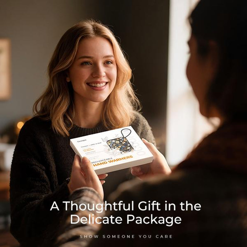 Ocoopa UT5 Nano Rechargeable Hand Warmers - 2 Pack with Smart Temperature Control, Compact Design for Outdoor Adventures - Perfect Holiday Gift for Hunters, Golfers, and Campers