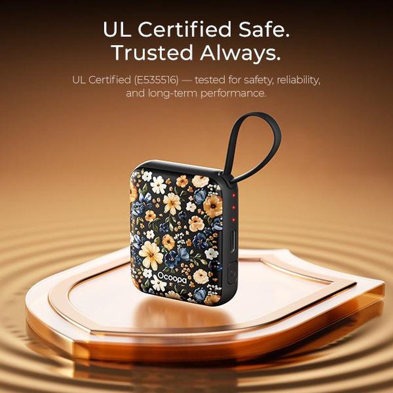 Ocoopa UT5 Nano Rechargeable Hand Warmers - 2 Pack with Smart Temperature Control, Compact Design for Outdoor Adventures - Perfect Holiday Gift for Hunters, Golfers, and Campers