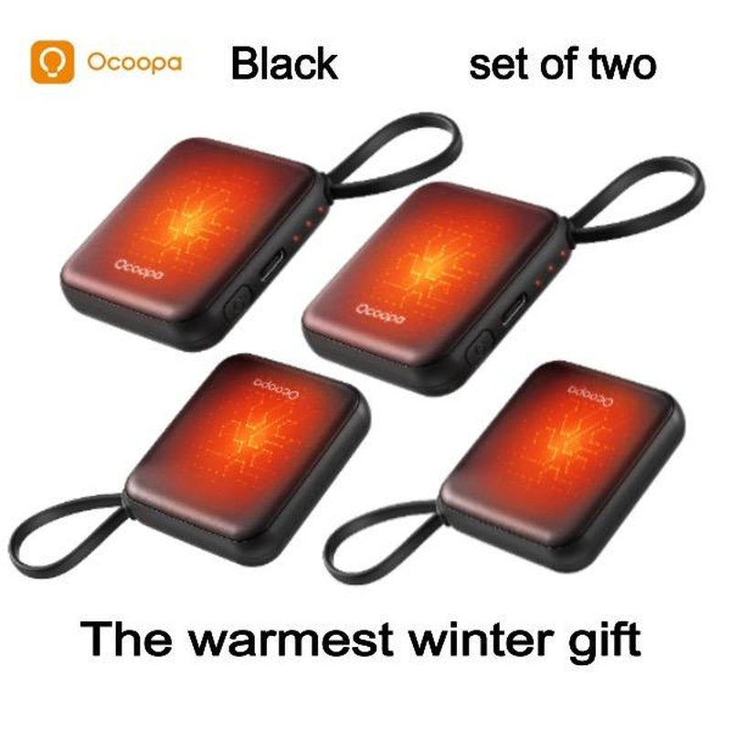 Ocoopa UT5 Nano Rechargeable Hand Warmers - 2 Pack with Smart Temperature Control, Compact Design for Outdoor Adventures - Perfect Holiday Gift for Hunters, Golfers, and Campers